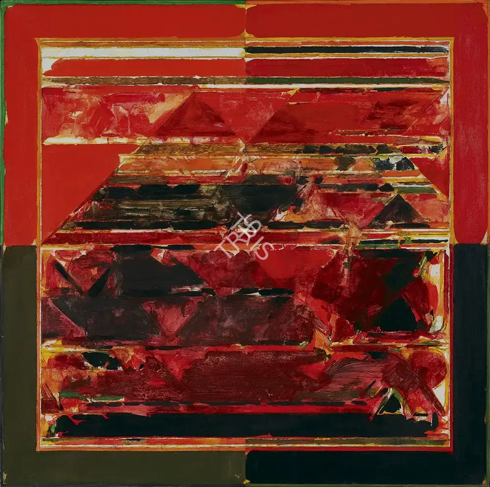 Raza, S.H. (Artist). Paysage, 1980 | Painting