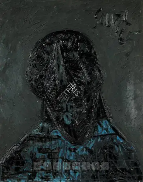 Souza, F.N. (Artist). Head, 1965 | Painting