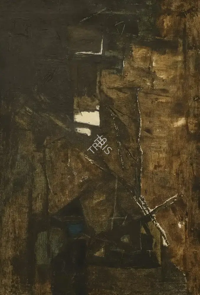 Ramkumar (Artist). Untitled. Oil on canvas, 1961 | Painting | FineArts | 00546574