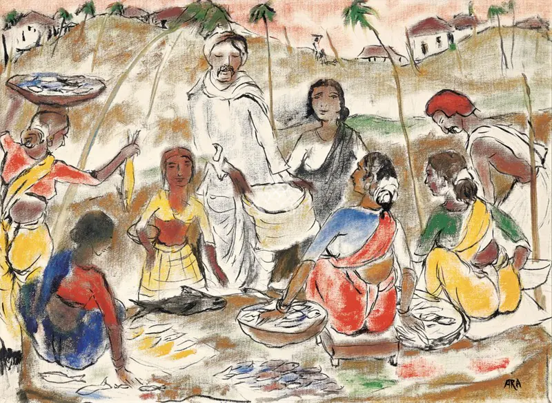 Ara, K.H. (Artist). Untitled, n.d. | Painting