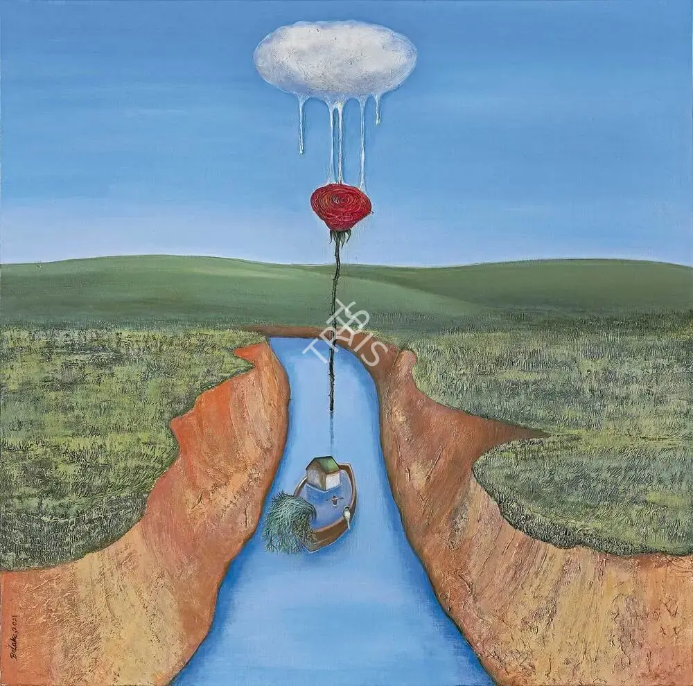 Bhattacharjee, Balaka (Artist). Untitled. Acrylic on canvas, 2021 | Painting | FineArts | 00358075