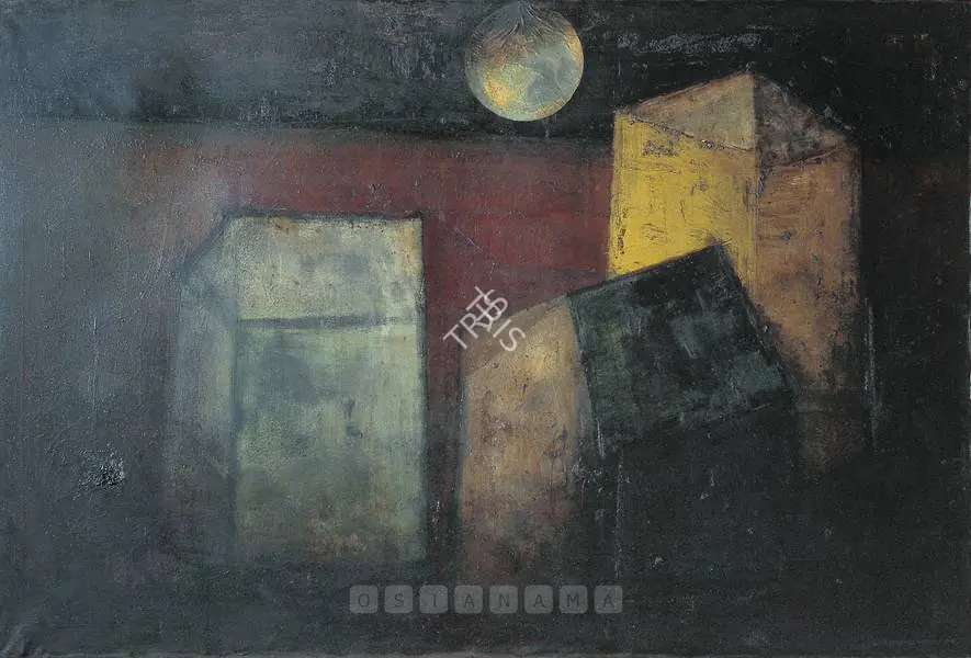 Patel, Dashrath (Artist). Untitled. Oil on canvas, 1958-1959 | Painting  | 00877551