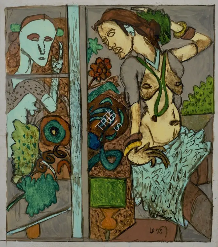Subramanyan, K.G. (Artist). Image Group, 1997 | Painting