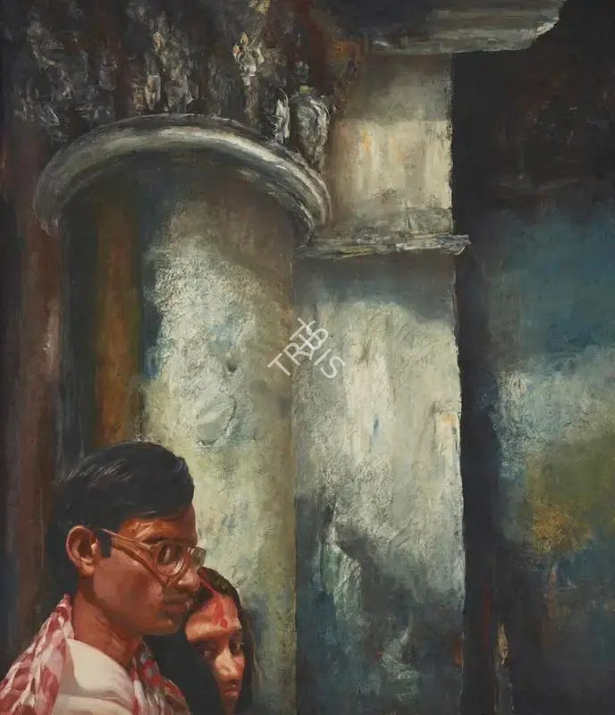 Bhattacharjee, Bikash (Artist). And Alakendu, 1992 | Painting