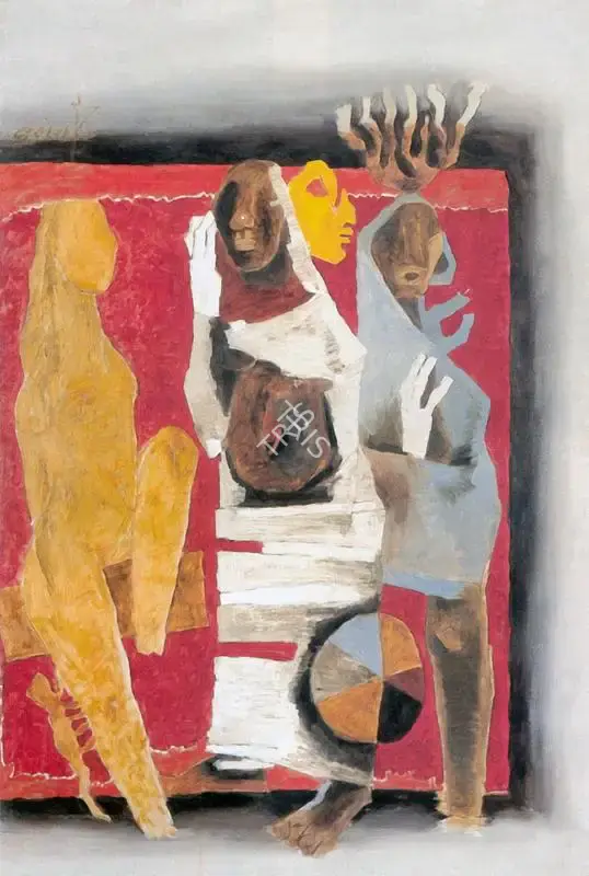 Husain, M.F. (Artist). Maya, 1970 | Painting