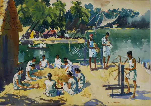 Raza, S.H. (Artist). Untitled. Watercolour on paper, c.1940 | Painting | FineArts | 00641714