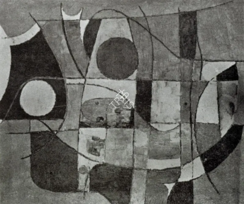 Rafai, T.J. (Artist). Composition. n.d. | Artrends, January-April 1966 | Painting | FineArts | 00551704