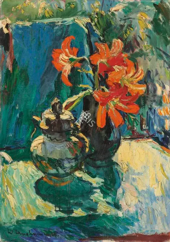 Langhammer, Walter (Artist). Untitled (Still Life), c.1940s | Painting