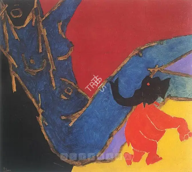 Husain, M.F. (Artist). Untitled, c.1970 | Painting