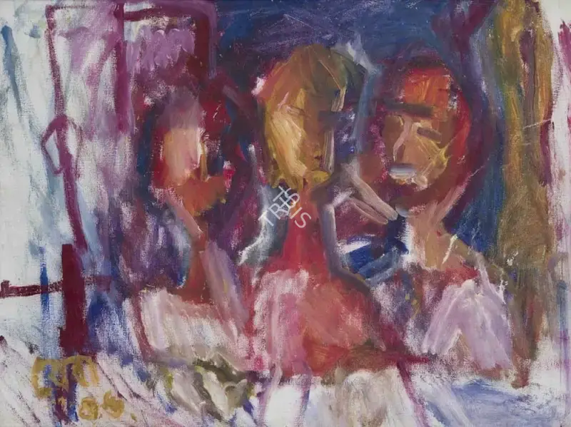 Hore, Reba (Artist). Untitled. Oil on canvas, 2006 | Painting | EconomicsArt | 00871666