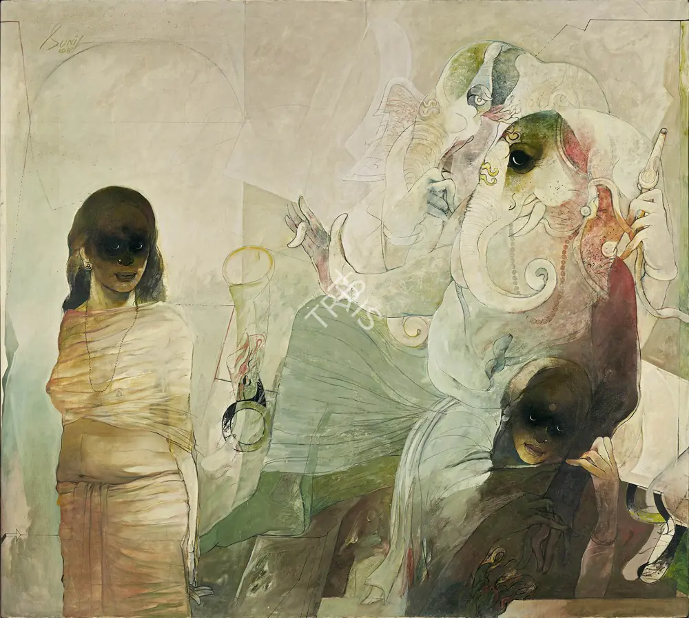 Das, Sunil (Artist). Untitled, 1988 | Painting