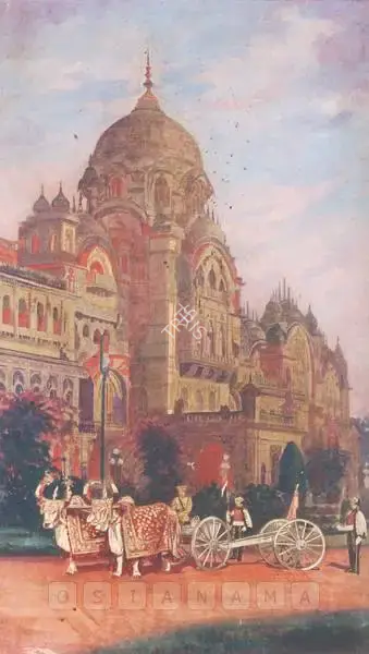 Adulkar, V.S. (Artist). Laxmi Vilas Palace, Baroda, n.d. | Painting