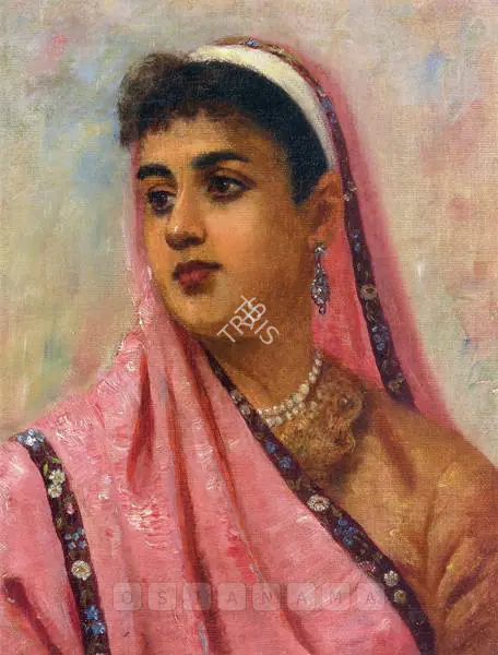 Varma, Raja Ravi (Artist). Untitled (Portrait Of A Parsee Lady), n.d. | Painting