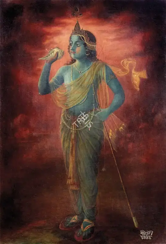 Bandyopadhyay, Sital Chandra (Artist). Untitled. Oil on canvas, 1932 | Painting  | 00868912