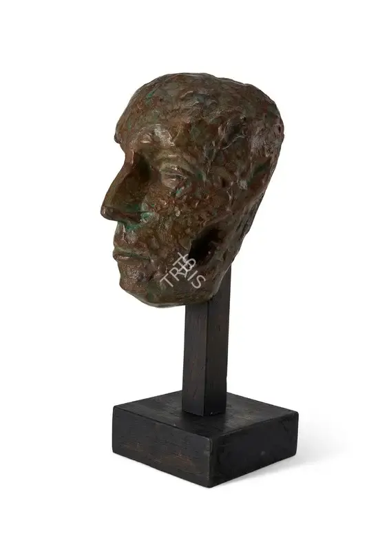 Padamsee, Akbar (Artist). Untitled (Head), c. mid 1980s | Sculpture