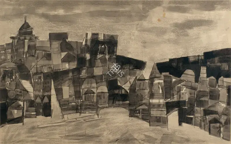 Ramkumar (Artist). Benaras, 1981 | Painting