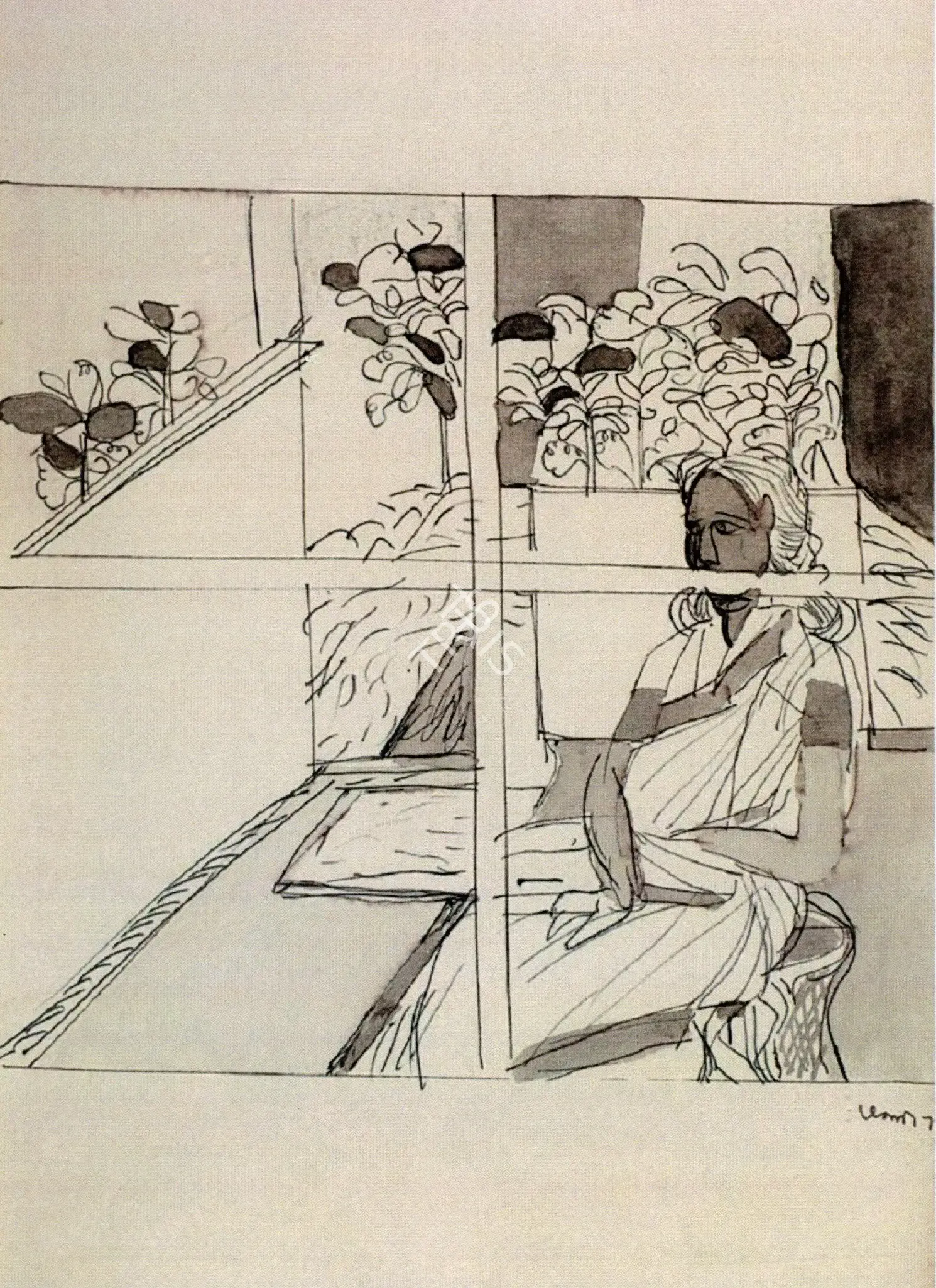 Subramanyan, K.G. (Artist). Untitled, 1966-1968 | Painting