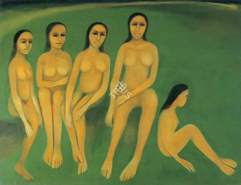 Pal, Gogi Saroj (Artist). Hailey Comet Series, 1986 | Painting