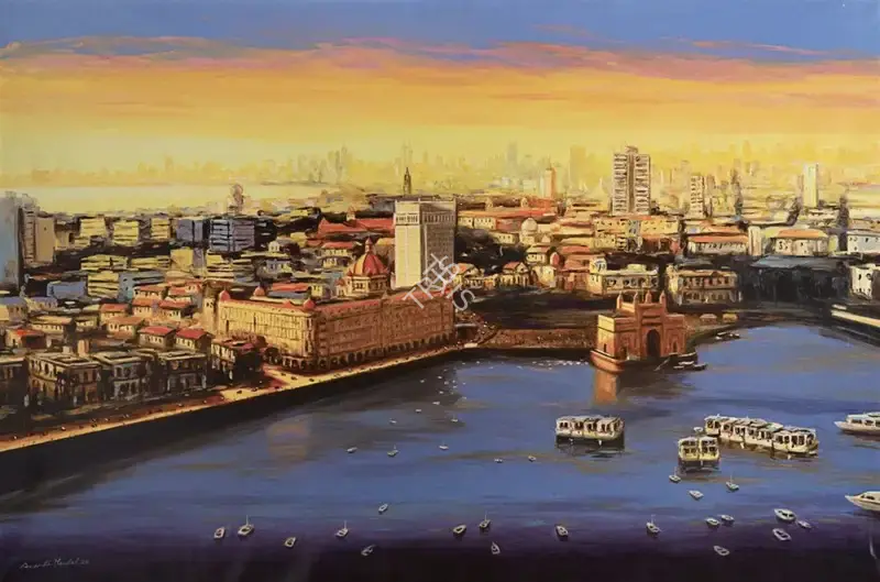 Mandal, Ananta (Artist). Untitled. Oil on canvas, 2024 | Painting | FineArts | 00604568