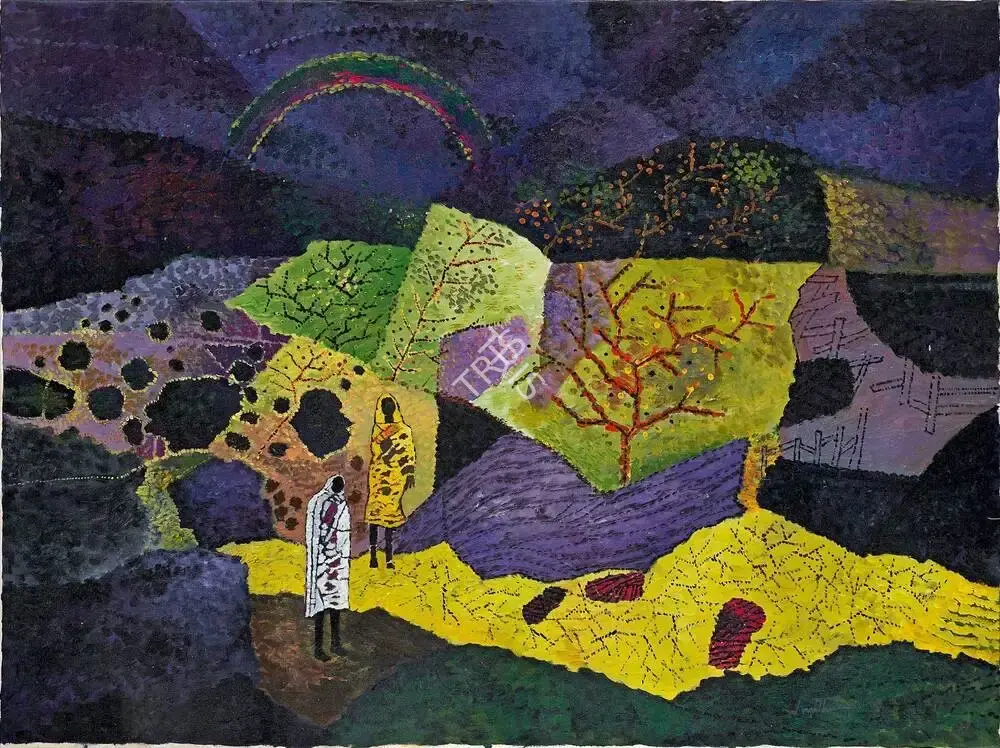 Santhanaraj, A.P. (Artist). Untitled. Acrylic on canvas, n.d. | Painting | FineArts | 00357271