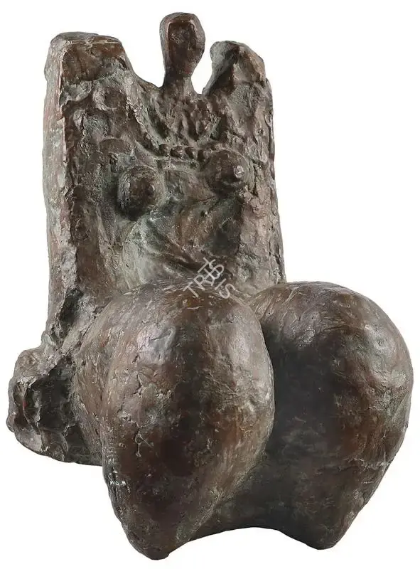 Dasgupta, Prodosh (Artist). Queen Reclining. Bronze, Edition 1/6, 1990 | Sculpture | FineArts | 00642147