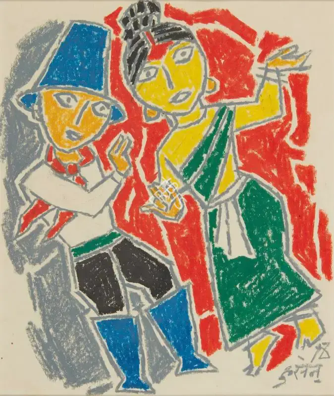 Husain, M.F. (Artist). Untitled (Mera Naam Joker), n.d. | Painting