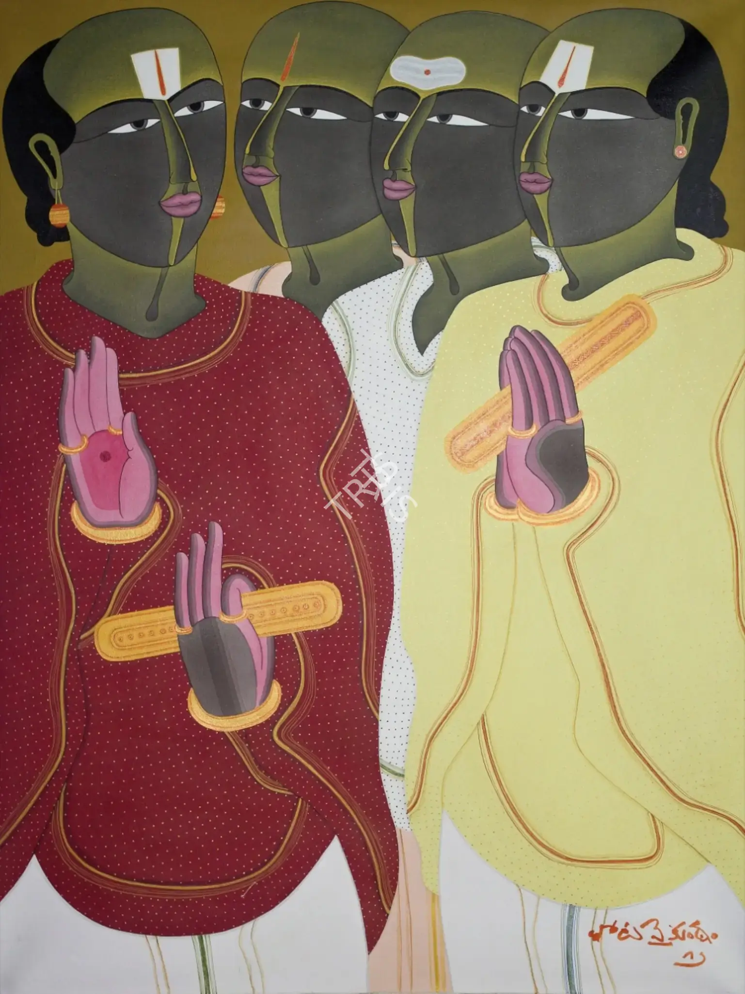 Vaikuntam, Thota (Artist). Untitled. Acrylic on canvas, 2012 | Painting | FineArts | 00901107