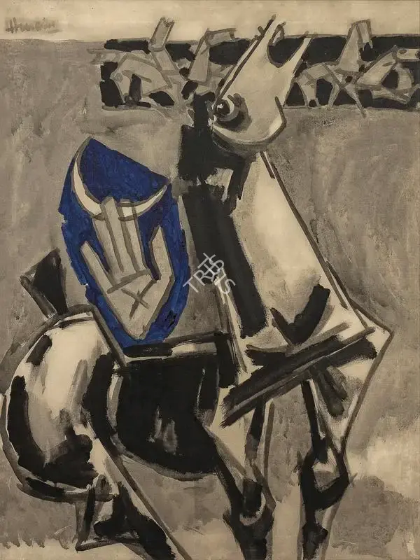 Husain, M.F. (Artist). Untitled, c.1975 | Painting