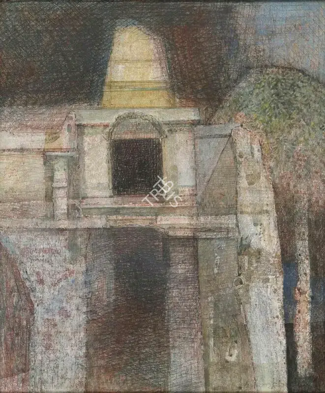 Pyne, Ganesh (Artist). The Shrine, 1989 | Painting
