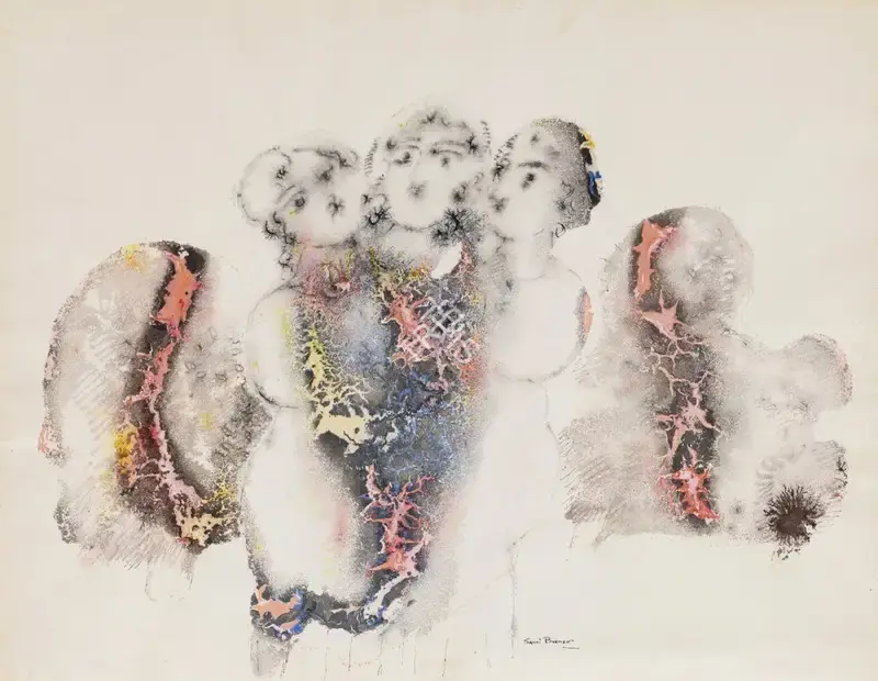Burman, Sakti (Artist). Untitled, n.d. | Painting