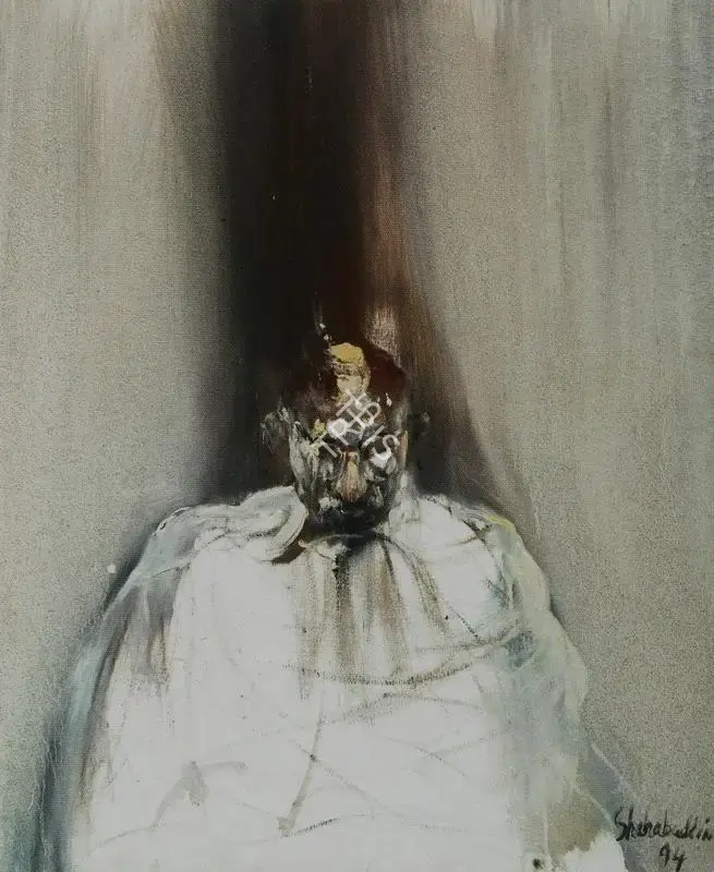 Ahmed, Saifuddin (Artist). Untitled (Gandhi), 1994 | Painting