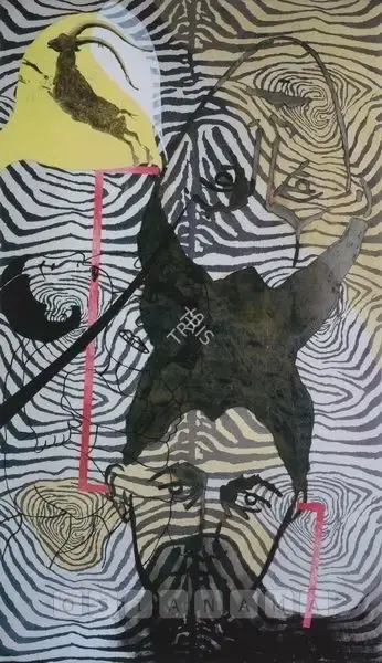 Dodiya, Anju (Artist). Circus Of Insomnia, 2004 | Painting