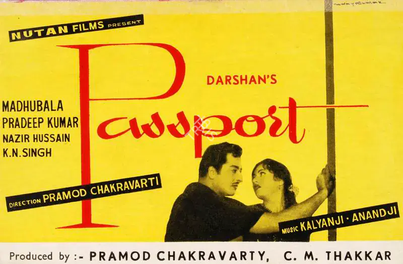 Chakravorty, Pramod (Producer), Passport, 1961 | Song-Synopsis Booklet | CinemaEducation | 00779789