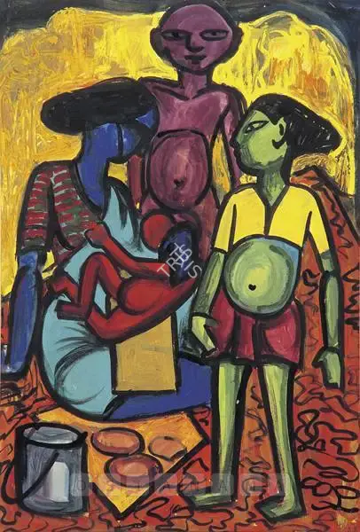 Gade, H.A. (Artist). Matheran, 1948 | Painting