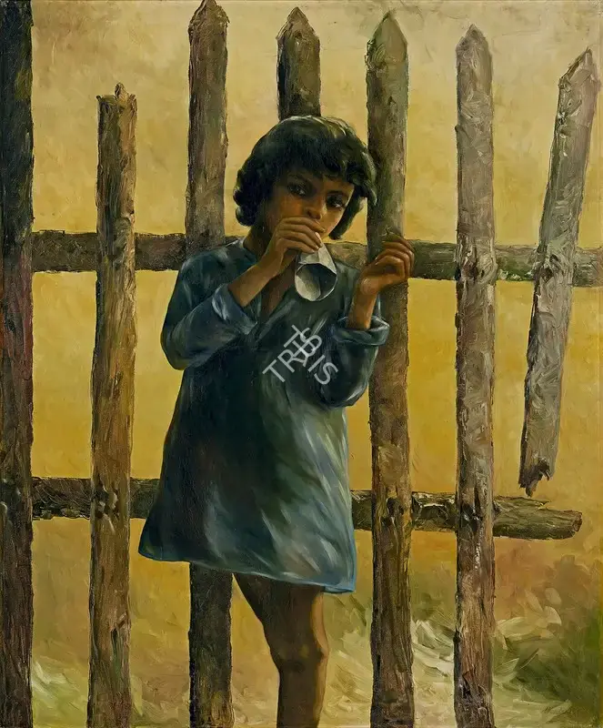 Bhattacharjee, Chandra (Artist). Untitled. Oil on canvas, 1994 | Painting | FineArts | 00352294