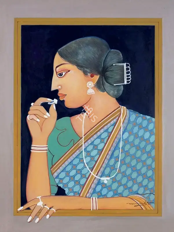 Shaw, Lalu Prasad (Artist). Untitled. Tempera on paper, 2002 | Painting | FineArts | 00332628
