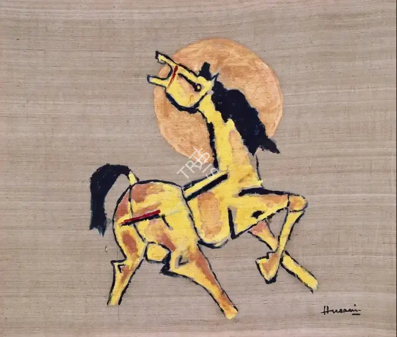 Husain, M.F. (Artist). Untitled (Horse), n.d. | Painting