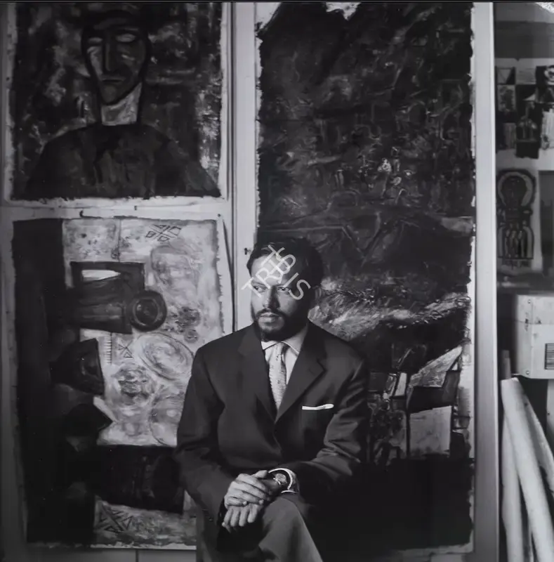 Kar, Ida (Artist). Francis Newton Souza, 1961 | Print
