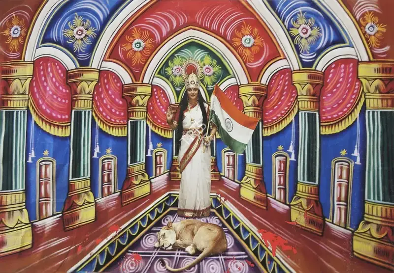 Pushpamala (Artist). Motherland: Lioness and Blood, 2011 | Print