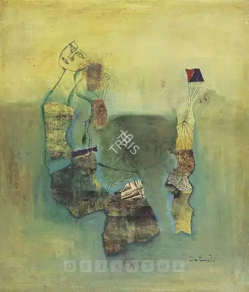 Santhanaraj, A.P. (Artist). Untitled, early 1970s | Painting