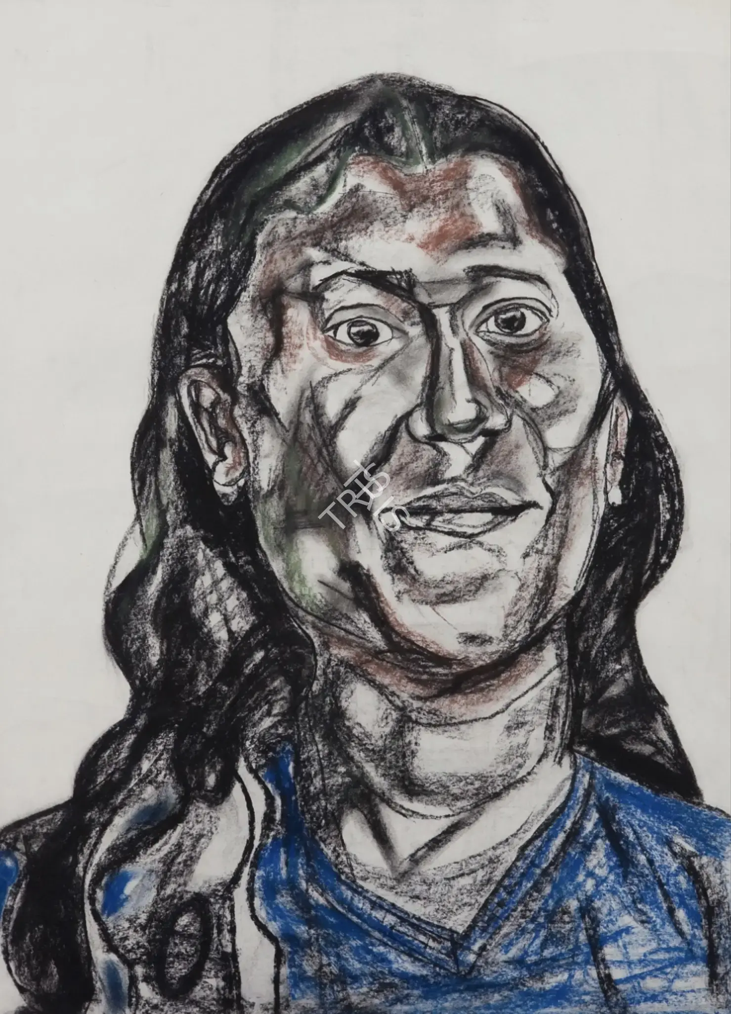 Kolleri, Valsan Koorma (Artist). Untitled. Mixed media on paper, n.d. | Painting | FineArts | 00901133