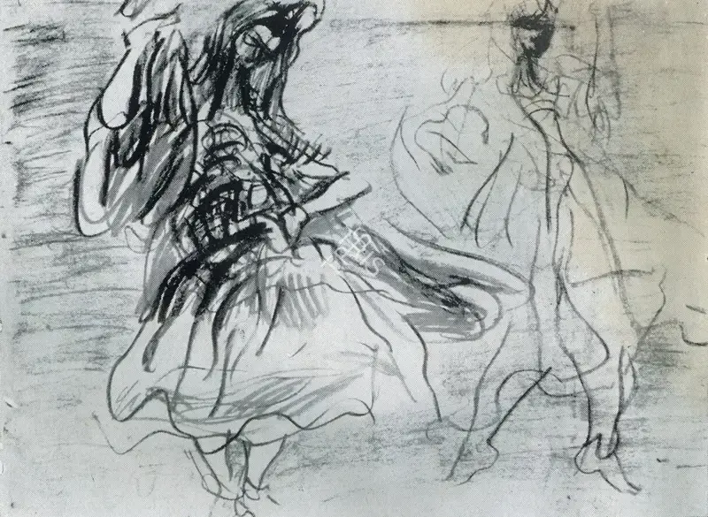 Topolski, Feliks (Artist). Untitled, n.d. | Drawing