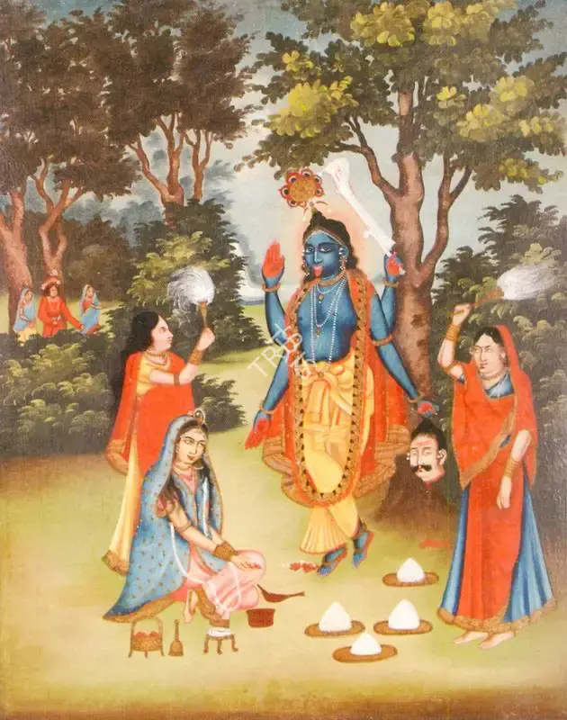 Bengal School (Artist). Kali, n.d. | Painting