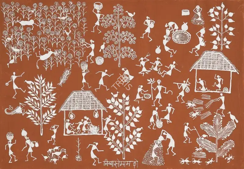 Mashe, Jivya Soma (Artist). Untitled, n.d. | Painting