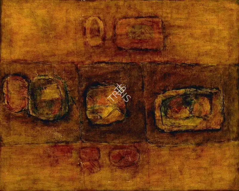 Patel, Homi (Artist). Untitled. Oil on canvas, 1967 | Painting | FineArts | 00595571