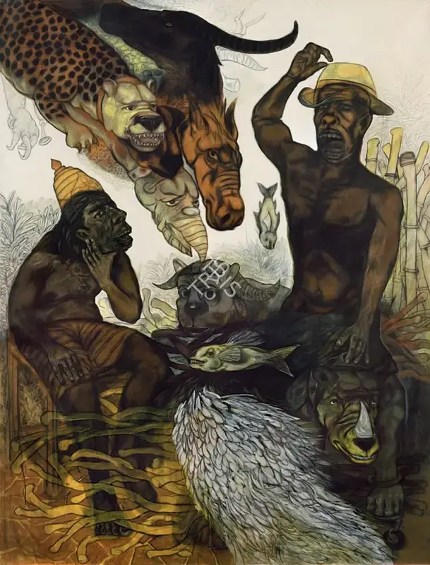 Naik, Viraj (Artist). Untitled. Oil & acrylic on canvas, 2011 | Painting | EconomicsArt | 00870304