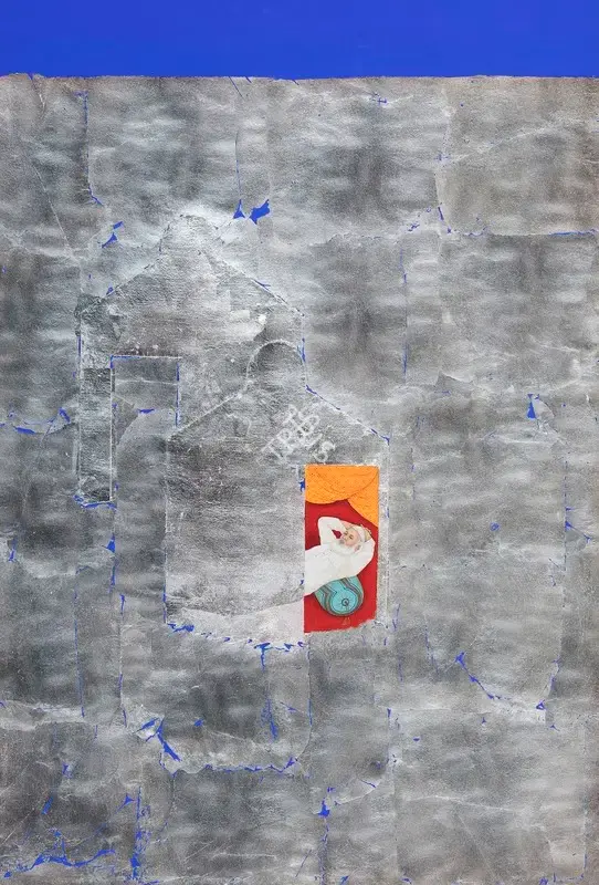 Ahmed, Waseem (Artist). Untitled. Pigment colours and silver leaf on wasli, 2013 | Painting | FineArts | 00645807