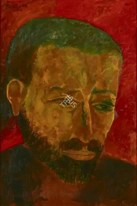 Padamsee, Akbar (Artist). Untitled (Head), 2010 | Painting