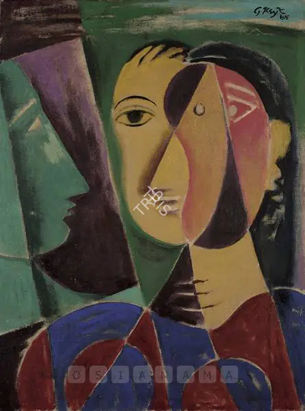 Keyt, George (Artist). Untitled, 1965 | Painting