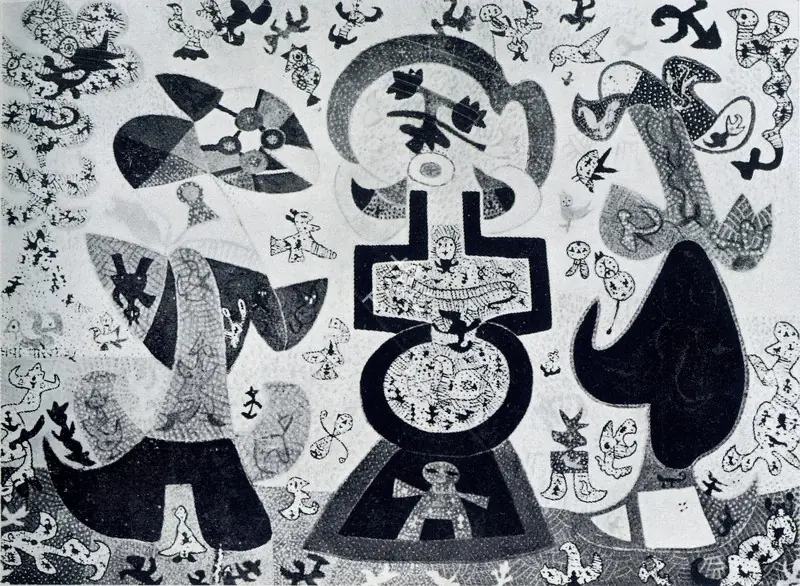 Parekh, Madhvi (Artist). Sea-Opera, 1975 | Painting